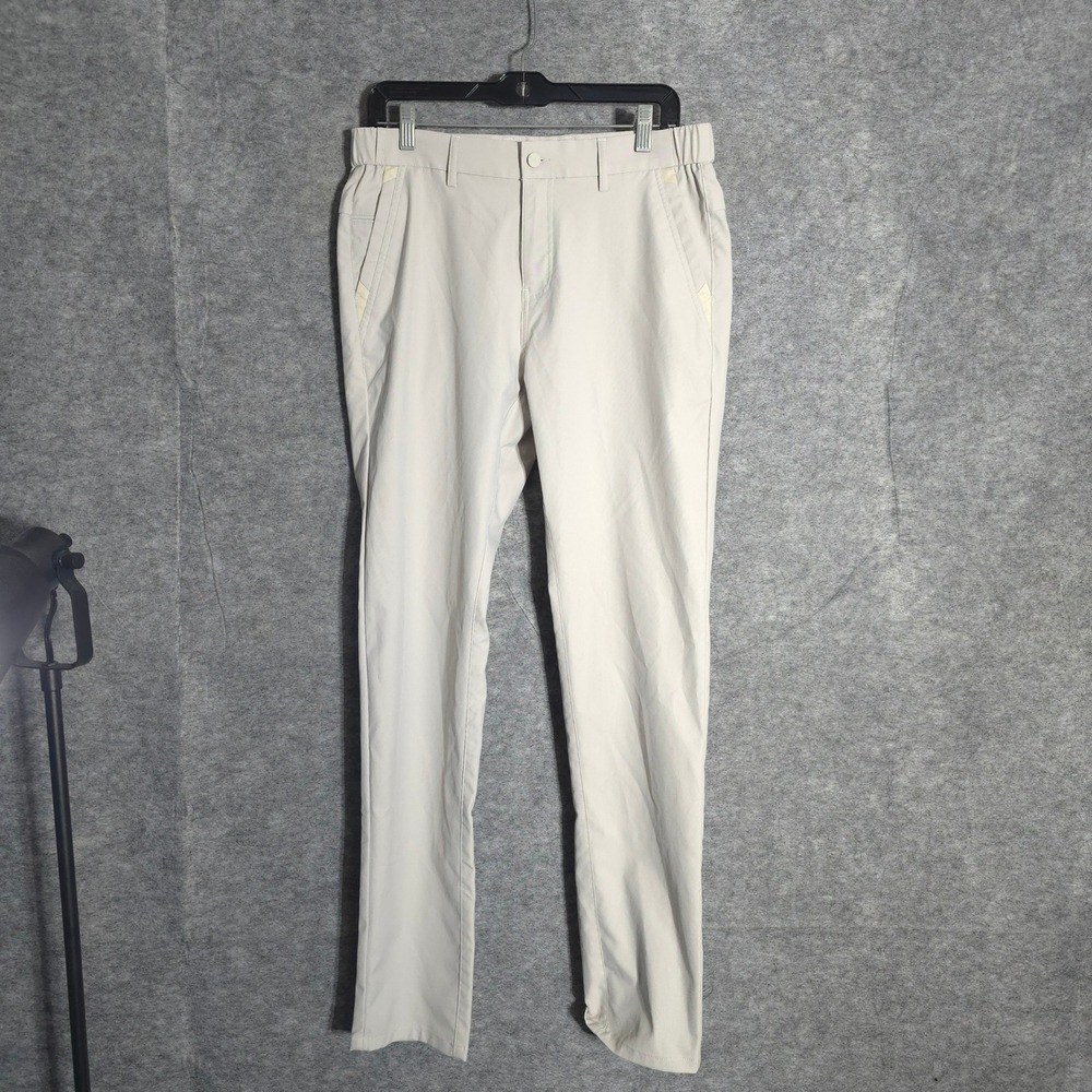 Jack Archer Jetsetter Pants Mens 32x34 Stone Performance Technical Slim Chino